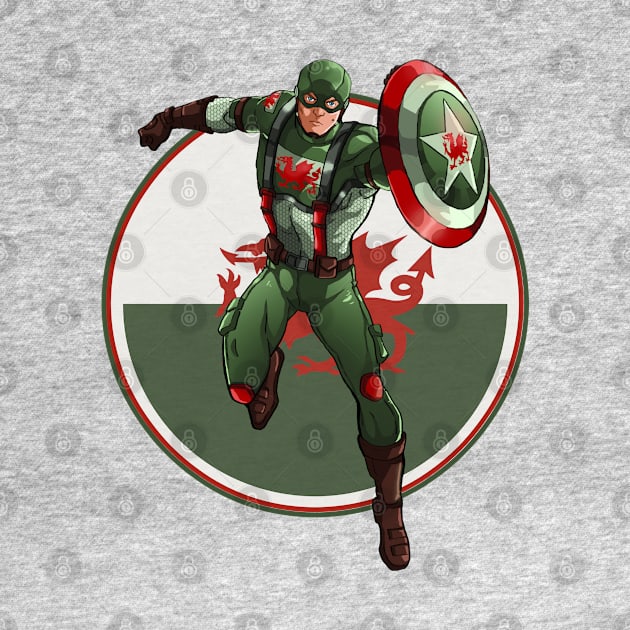 Captain Cymru, Welsh Avenger by Teessential